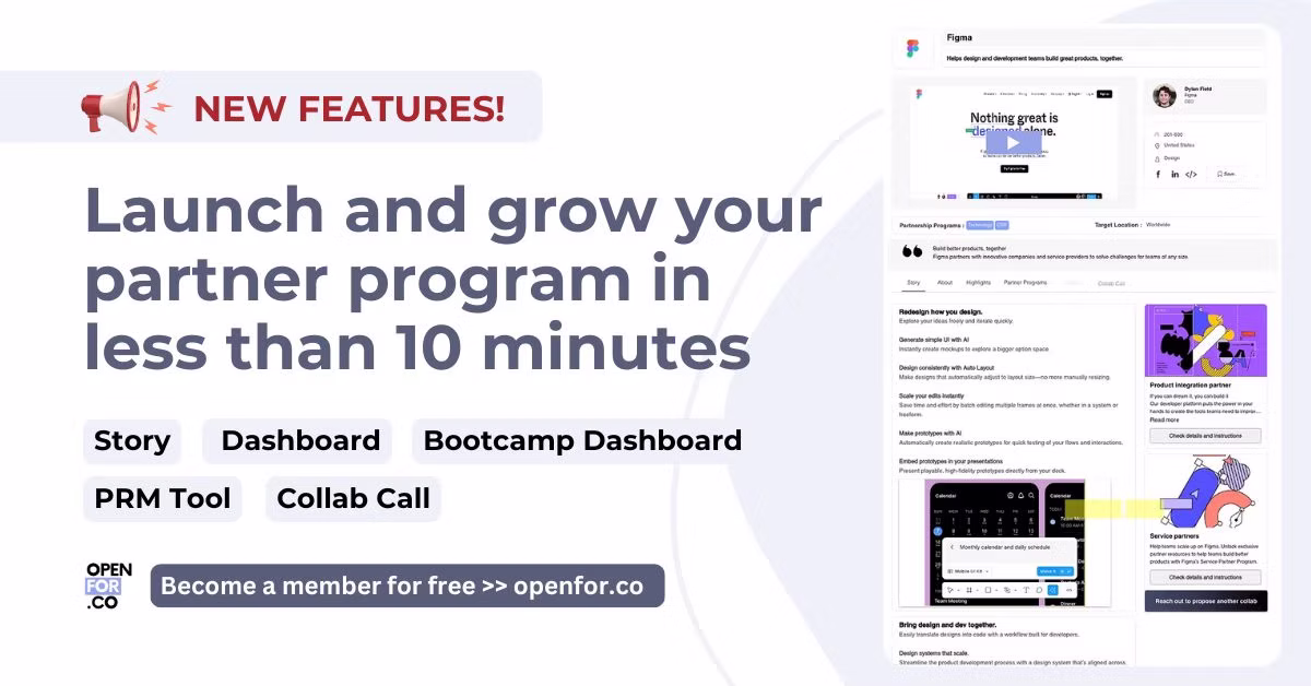 Exciting Updates: Transform Your Partnerships with Openfor.co’s New Features in New Year 2025