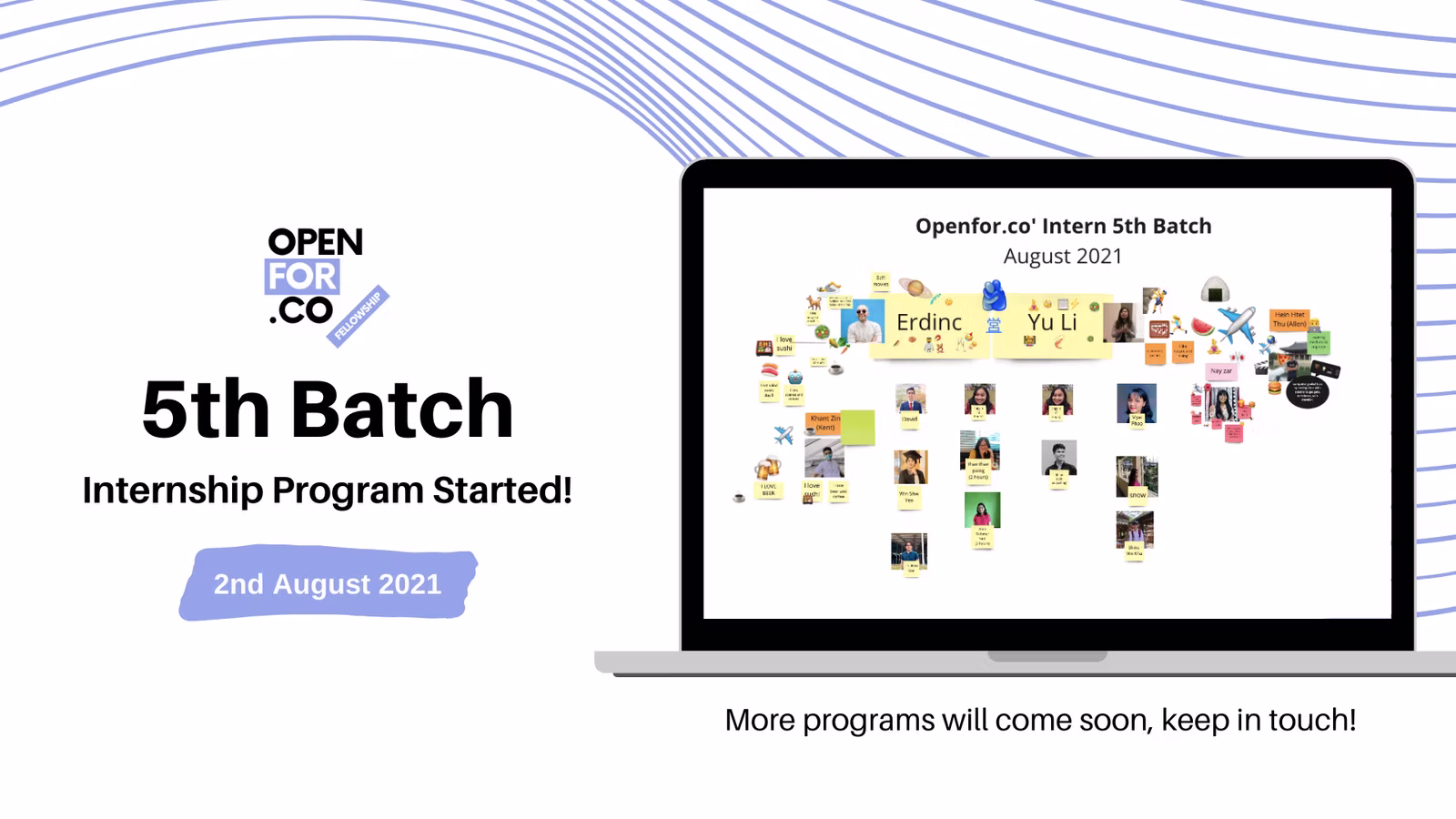Internship Program Activities - 5th Batch