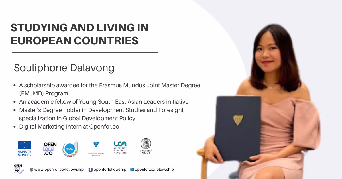 Studying and Living in Europe by Souliphone Dalavong